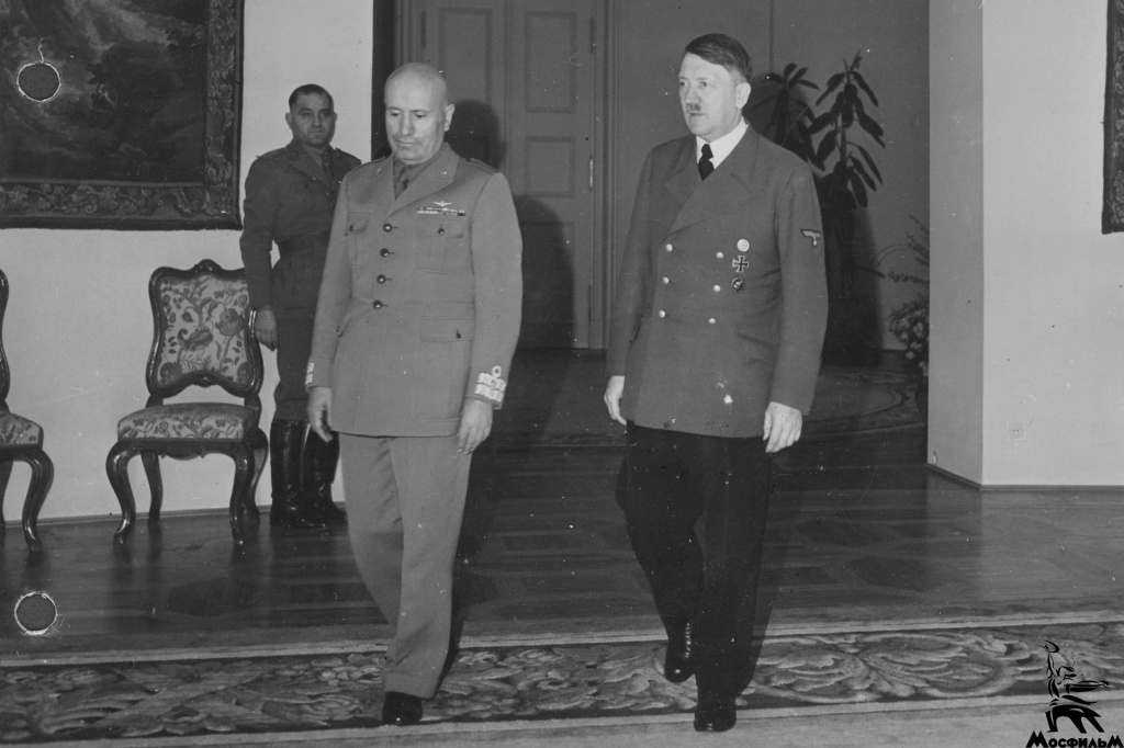 1943 11 апреля встреча Муссолини и Гитлера 