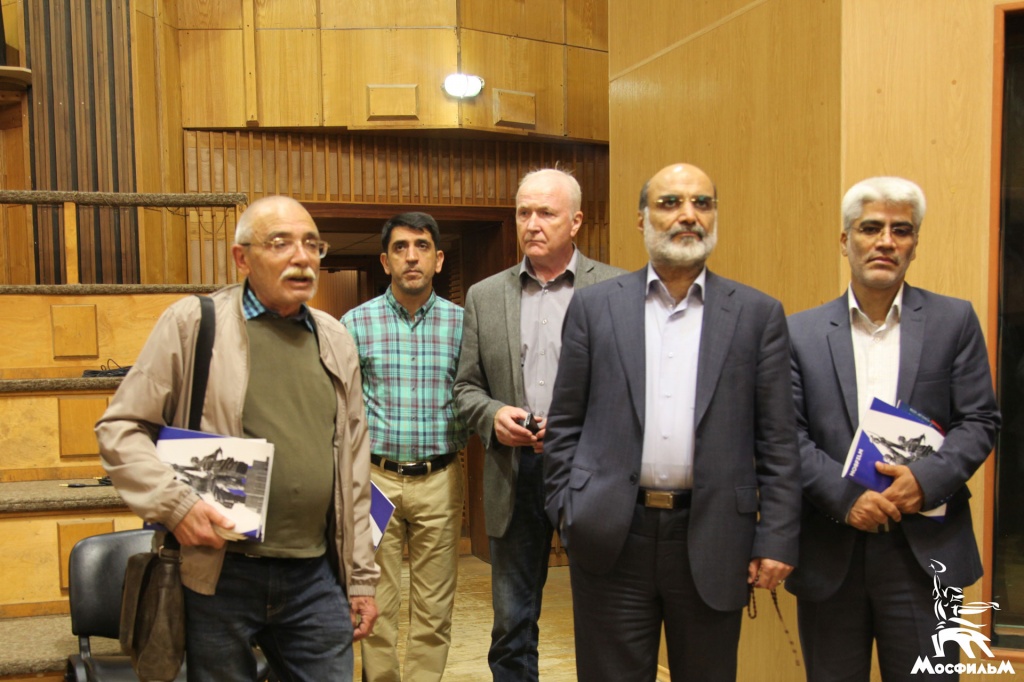 Иранская делегация в Первой музыкальной студии