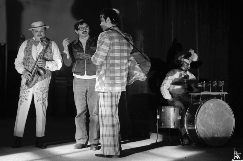 Архивное фото со съемок фильма «Мы из джаза»