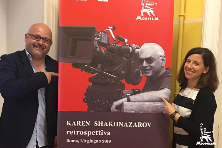 Зрители ретроспективы Карена Шахназарова в Риме