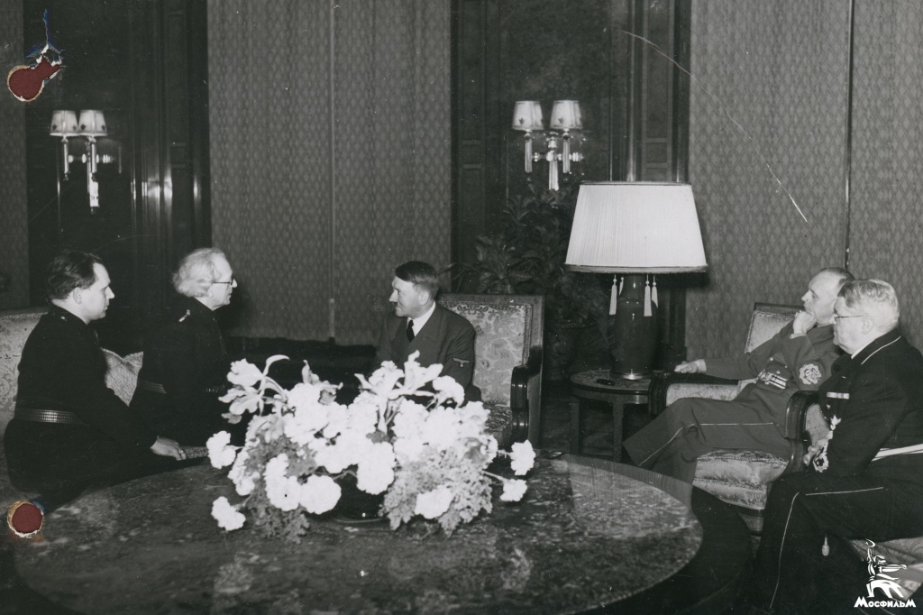 1940 25 декабря Гитлер и делегация Словакии с Войтехом Тука