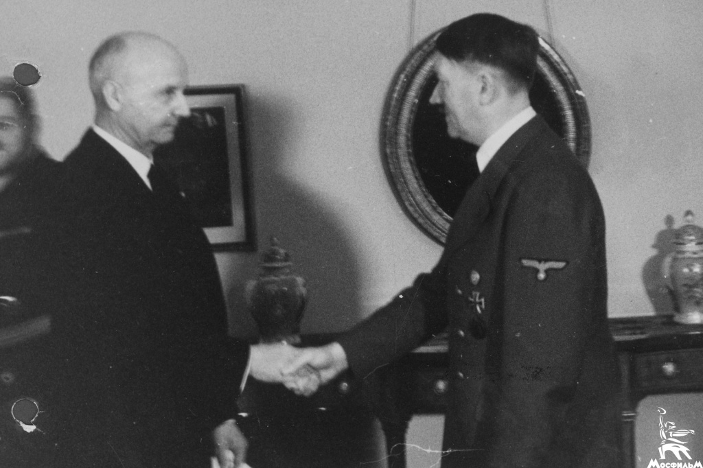 1941 15 декабря встреча Министра Иност.дел Дании Эрика Скавениуса и Гитлера