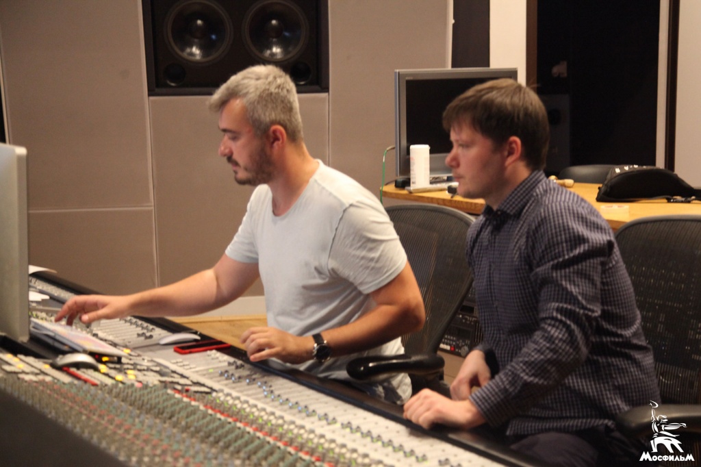 Запись нового сингла Левана Горозия в Первой музыкальной студии «Мосфильма»